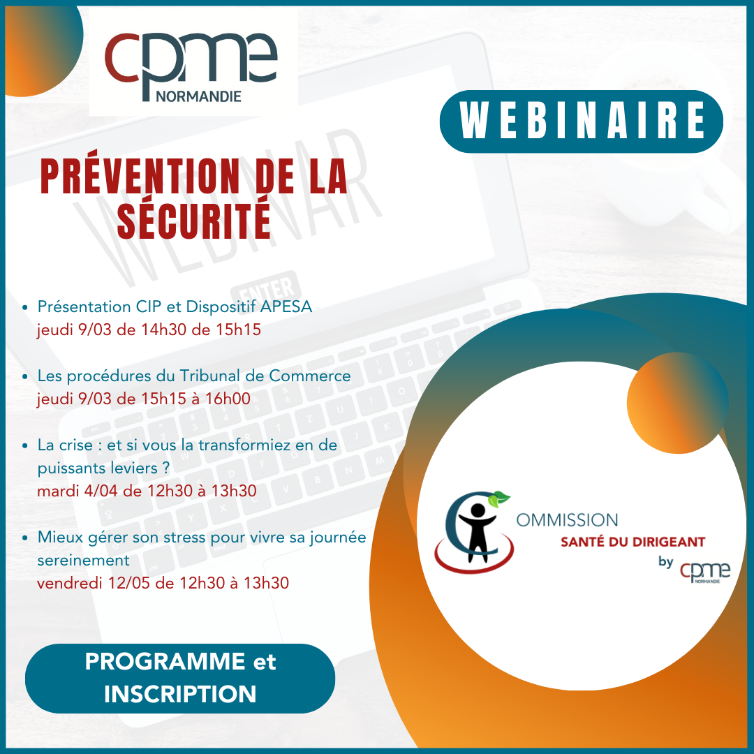 Webinaires Santé du Dirigeant